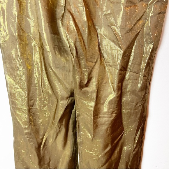 SZ 26 10 Crosby Derek Lam Gold Trouser Pants - Picture 7 of 8